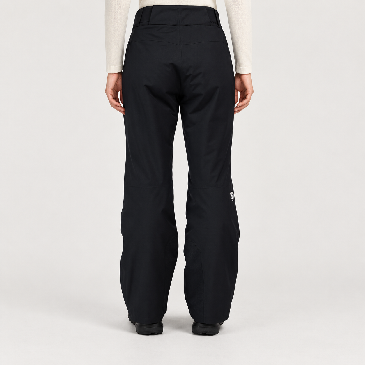 Rossignol Insulated Ski Pants in Black — 04 model back view