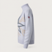 Rossignol Patterned Turtle Neck Sweater in SILVER CLOUD — 06 side view