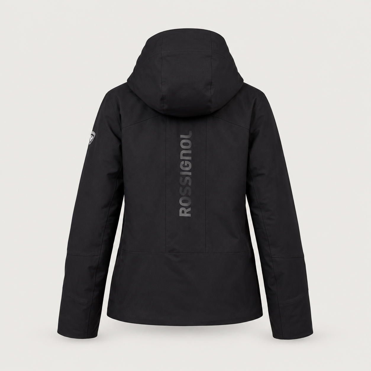Rossignol Rochrun Insulated Ski Jacket in BLACK — 02 back view