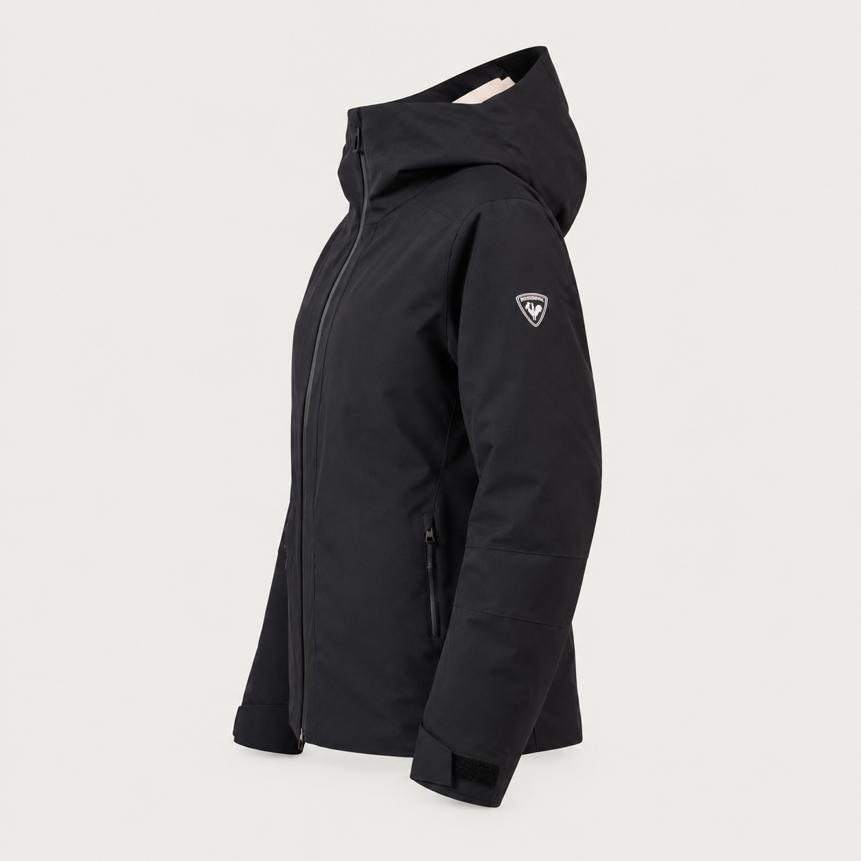 Rossignol Rochrun Insulated Ski Jacket in BLACK — 06 side view