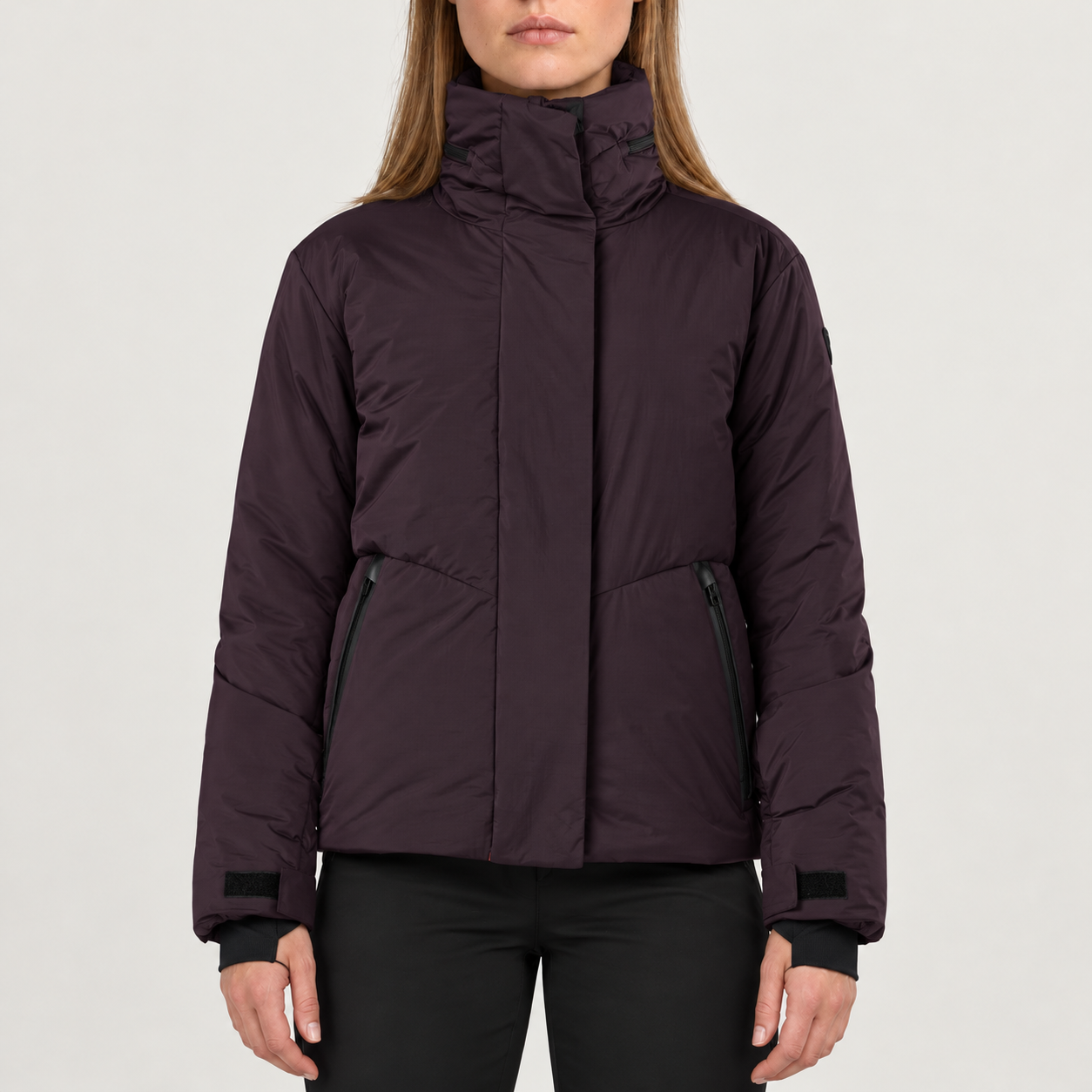 Rossignol Snowblaze Ski Jacket in HUCKLEBERRY — 03 model front view