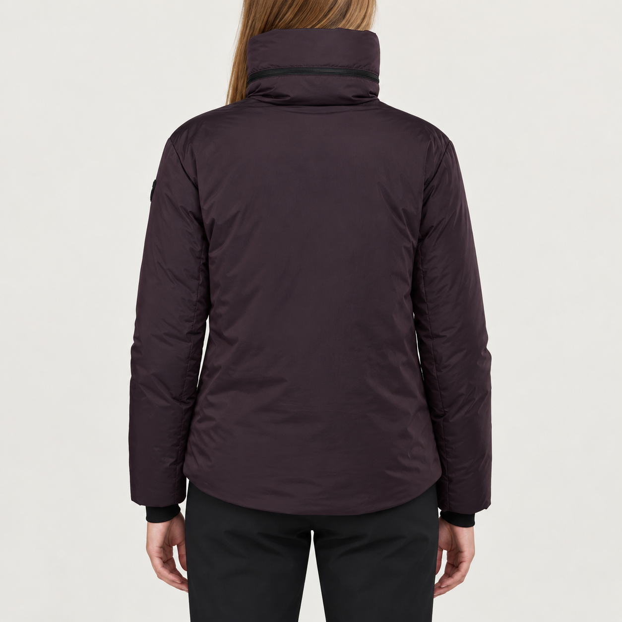 Rossignol Snowblaze Ski Jacket in HUCKLEBERRY — 04 model back view