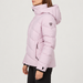 Rossignol Wispile Ski Jacket in Pale Lilac — 05 model side view