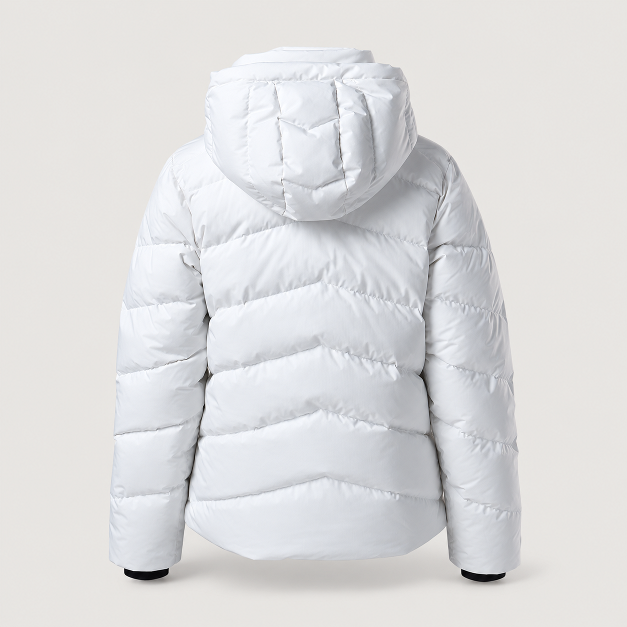 Rossignol Wispile Ski Jacket in WHITE — 02 back view