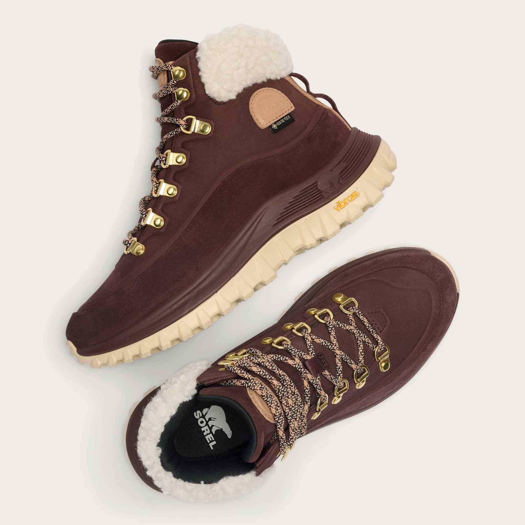 Sorel Callsign Conquest GTX Snow Boot, official top pair view.