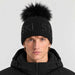 Sportalm Aris Beanie in black – male model front