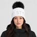 Sportalm Aris Beanie in white – female model front