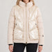 Sportalm women's agios ski jacket in champagne – model front