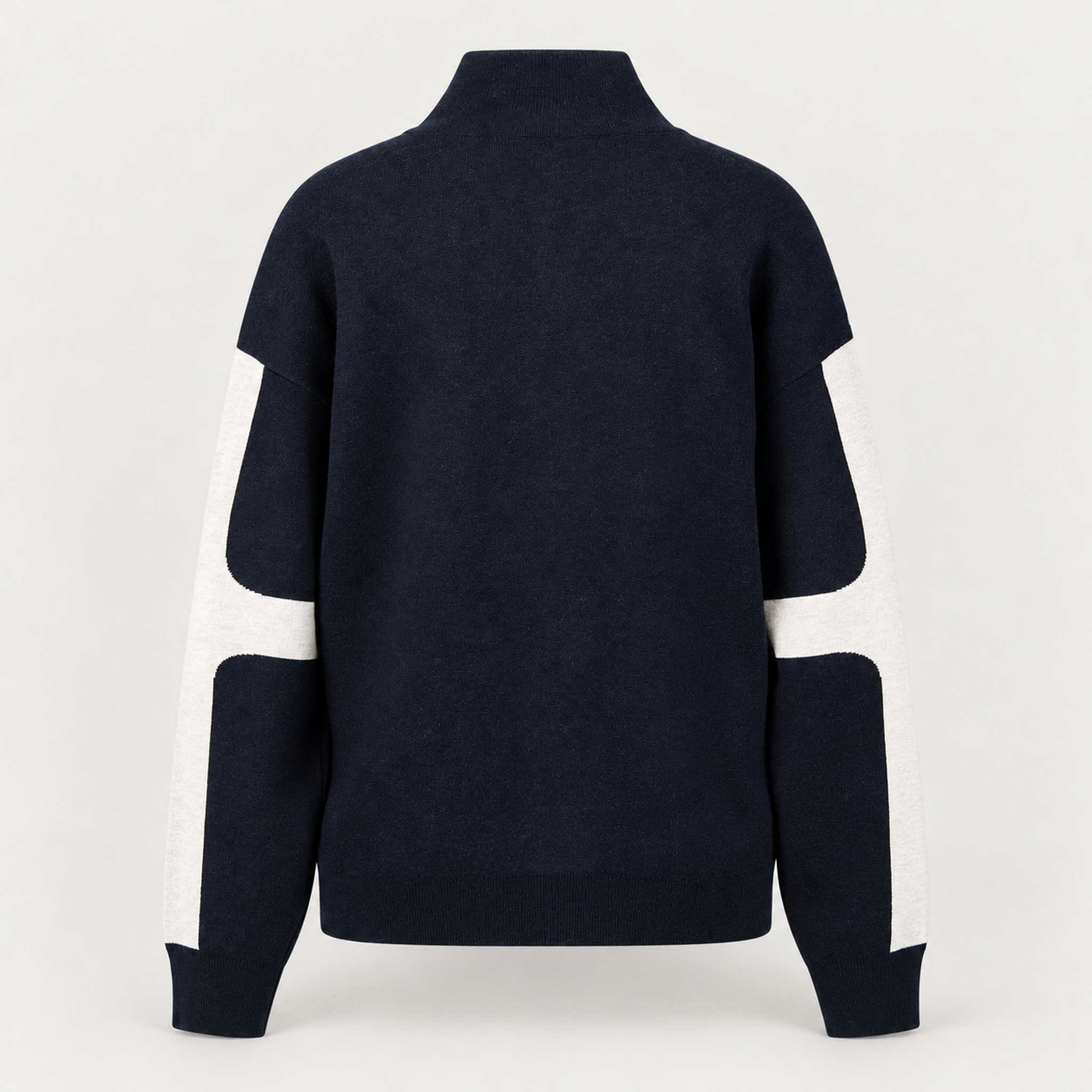 Sportalm women's basel half zip in deep water – back