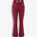 Sportalm women's fes ski pant in dark burgundy – front