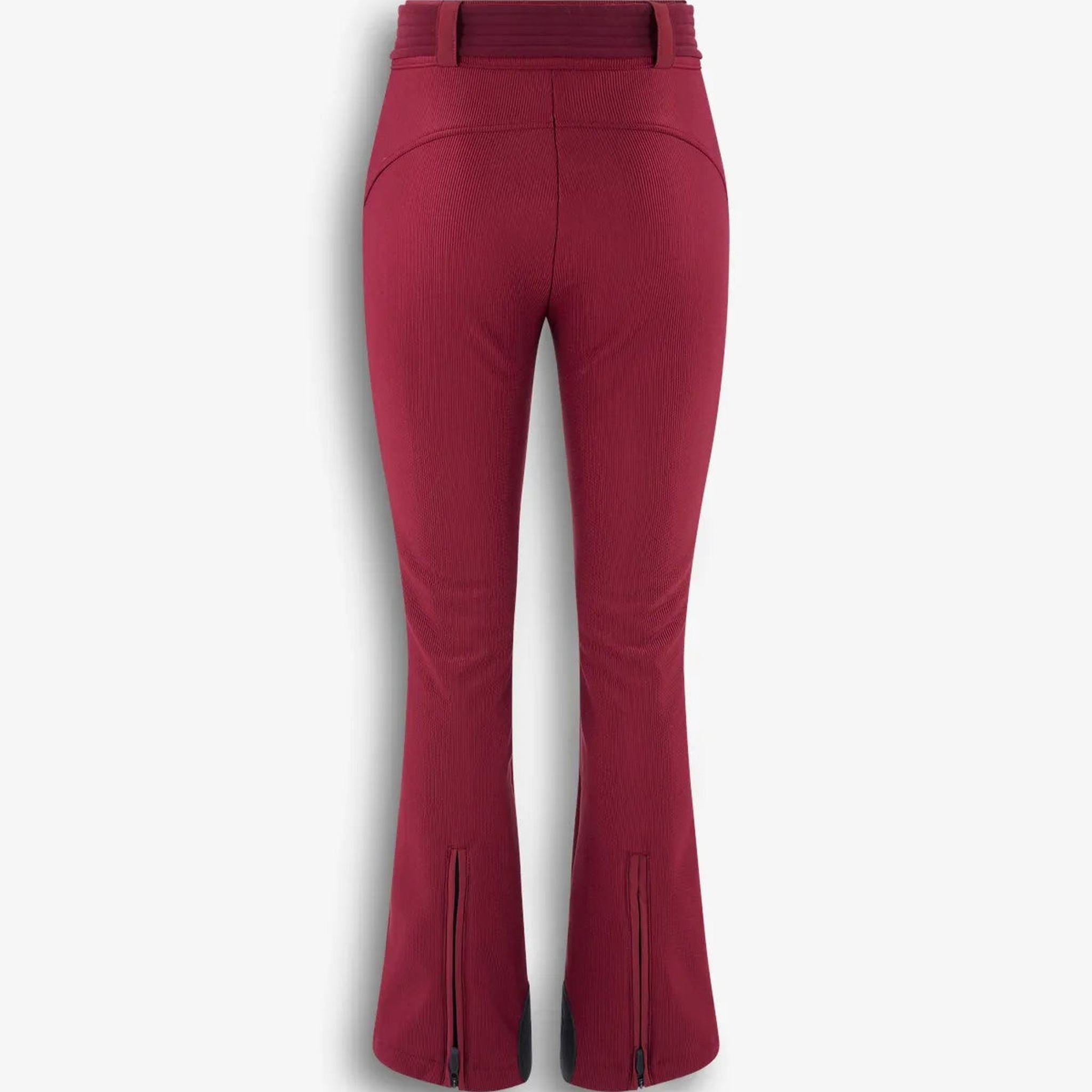 Sportalm women's fes ski pant in dark burgundy – back