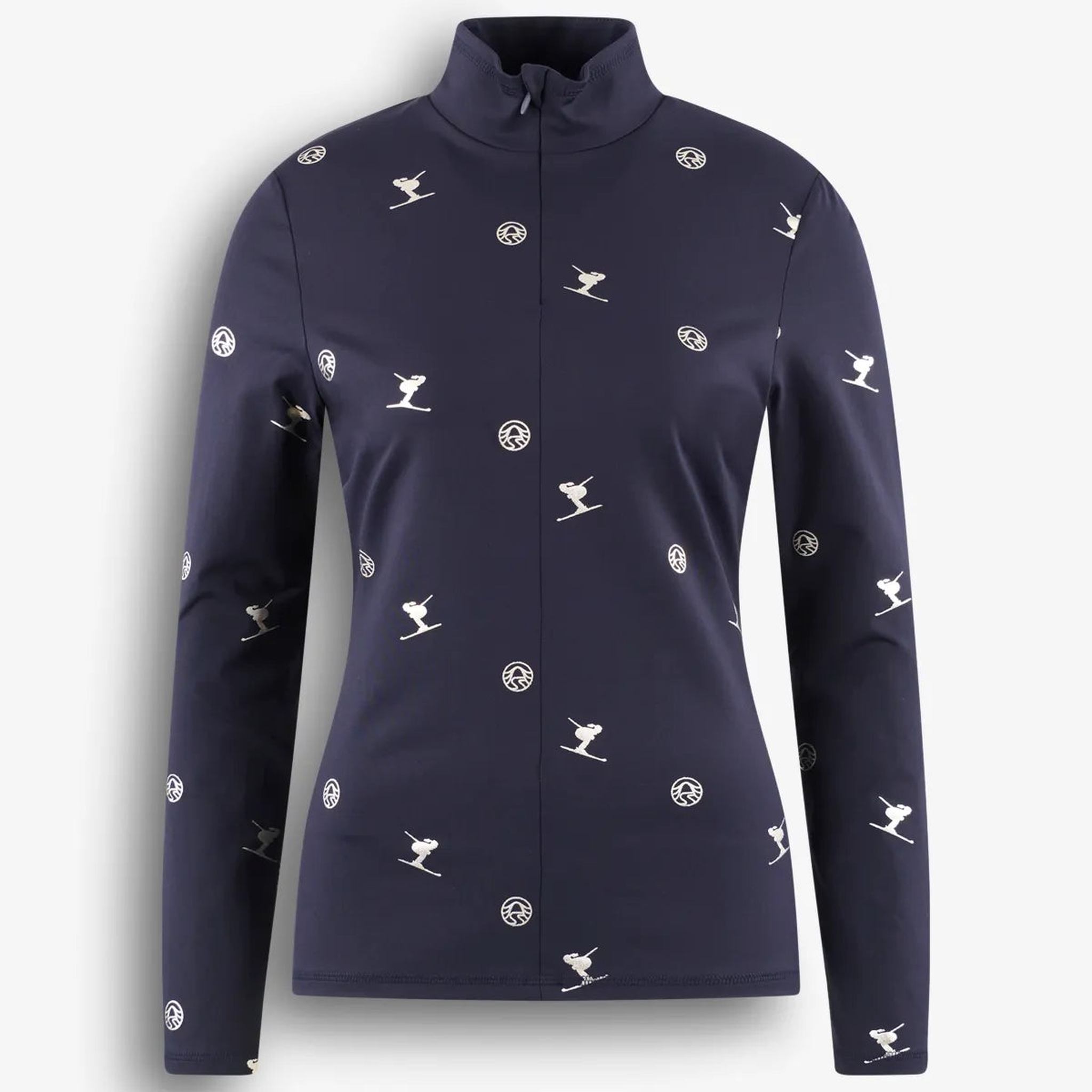 Sportalm women's helsinki half zip in deep water – front