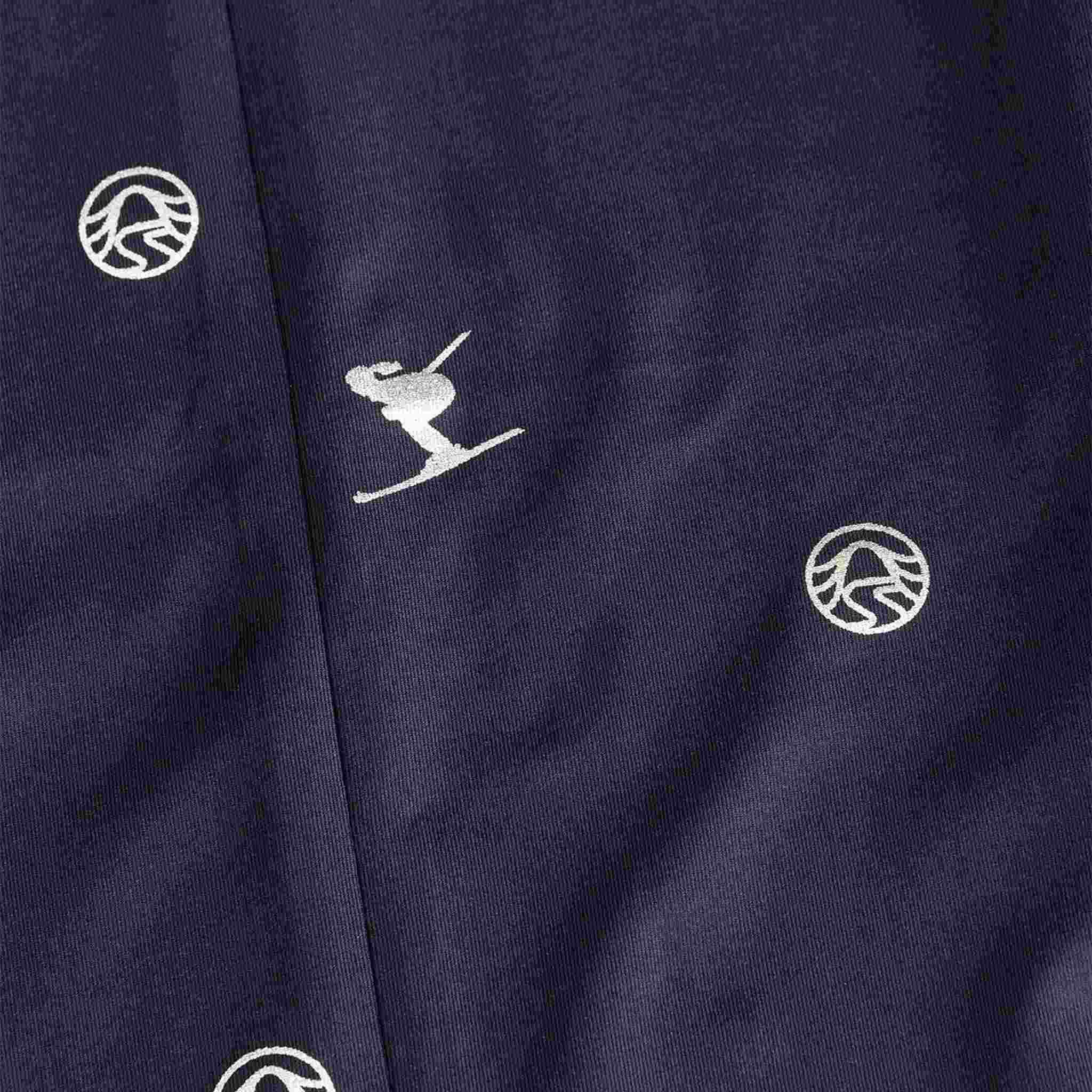 Sportalm women's helsinki half zip in deep water – fabric detail