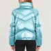 Sportalm women's kefalonien ski jacket in soft emerald – model back