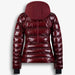 Sportalm women's kyla ski jacket in dark burgundy – back