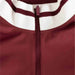 Sportalm women's oulu half zip in dark burgundy – collar detail
