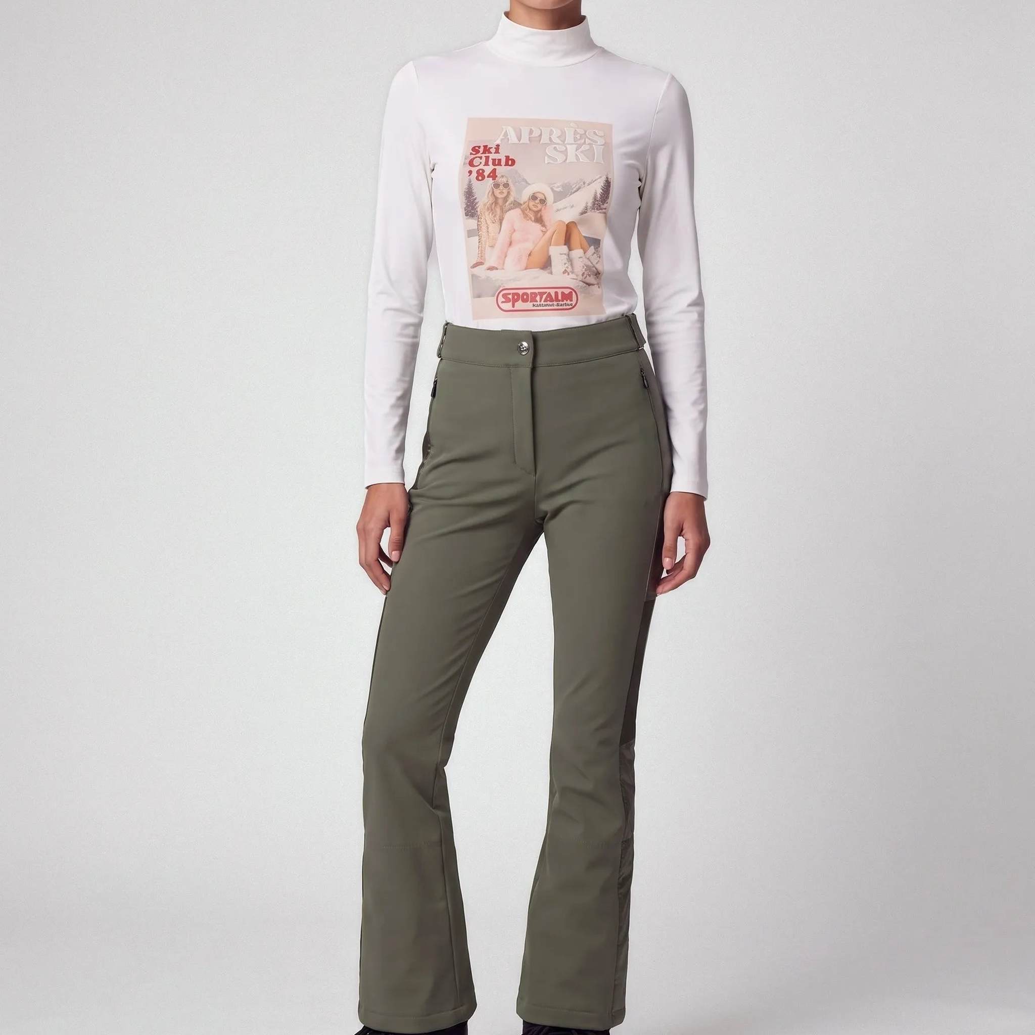 Sportalm women's Ravenna Midlayer in White – model front