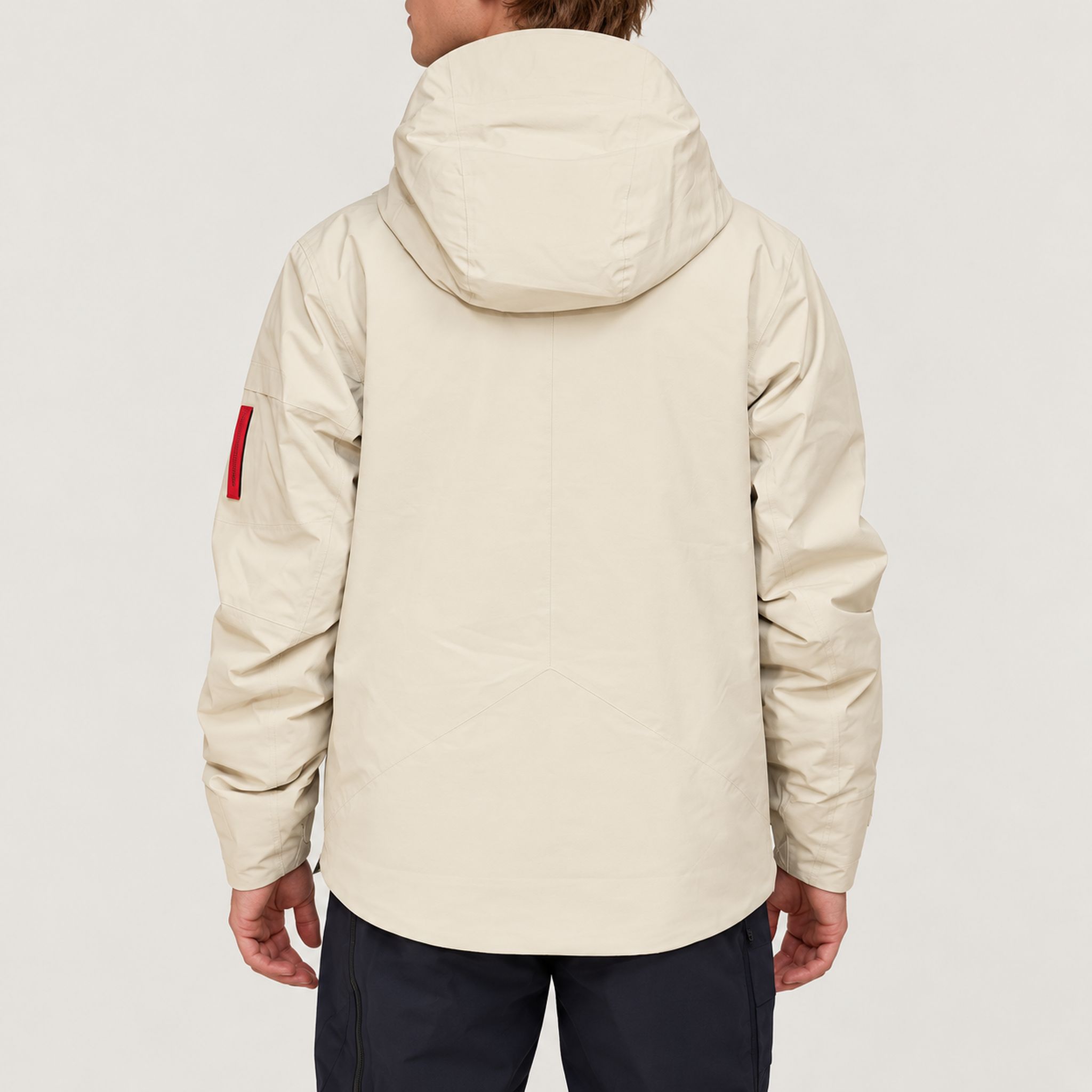 The Mountain Studio Alp Insulated Ski Jacket in Castle Wall — model back