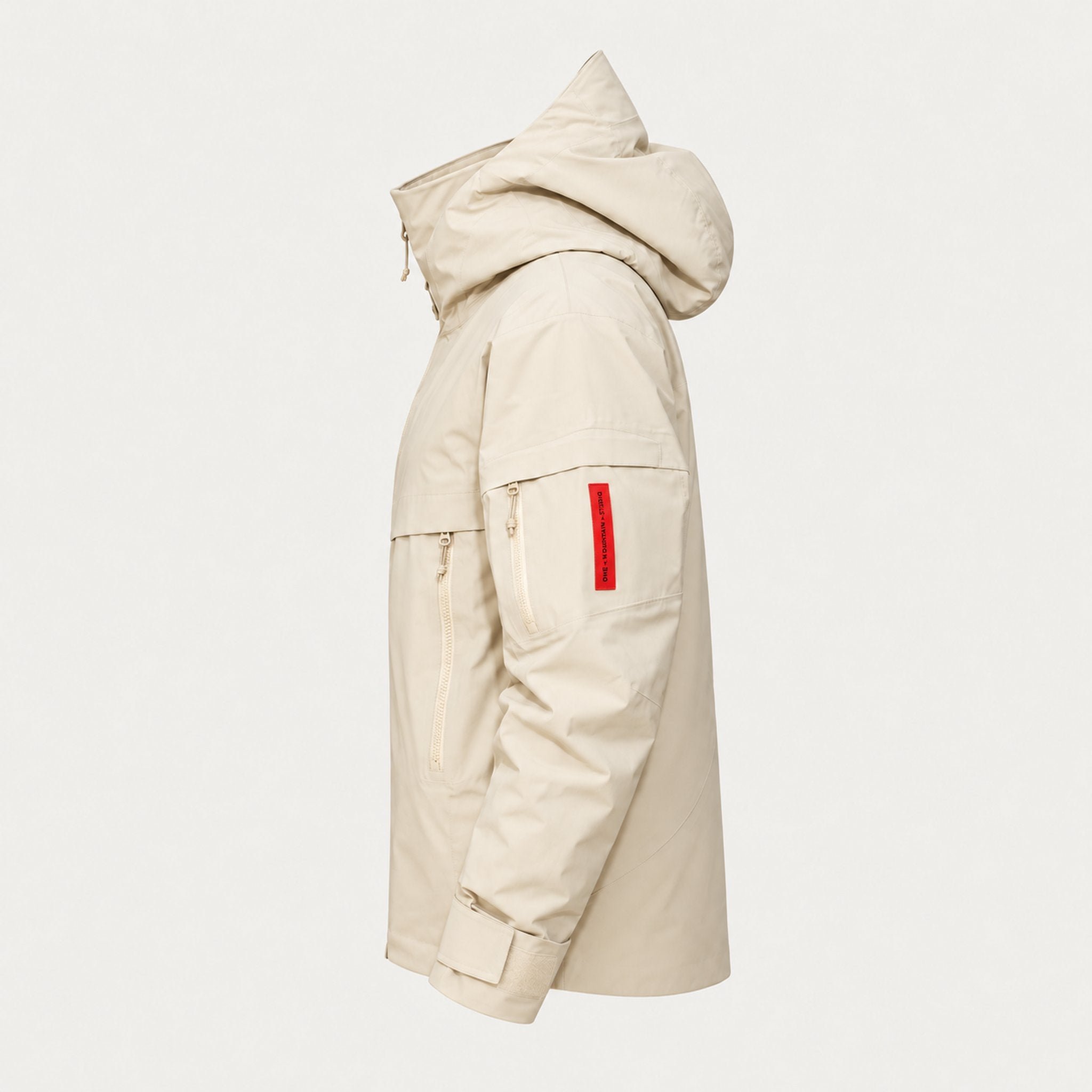 The Mountain Studio Alp Insulated Ski Jacket in Castle Wall — castle wall — side
