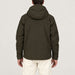 The Mountain Studio Alp Insulated Ski Jacket in Peat Brown — model back