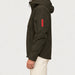 The Mountain Studio Alp Insulated Ski Jacket in Peat Brown — peat brown — model side