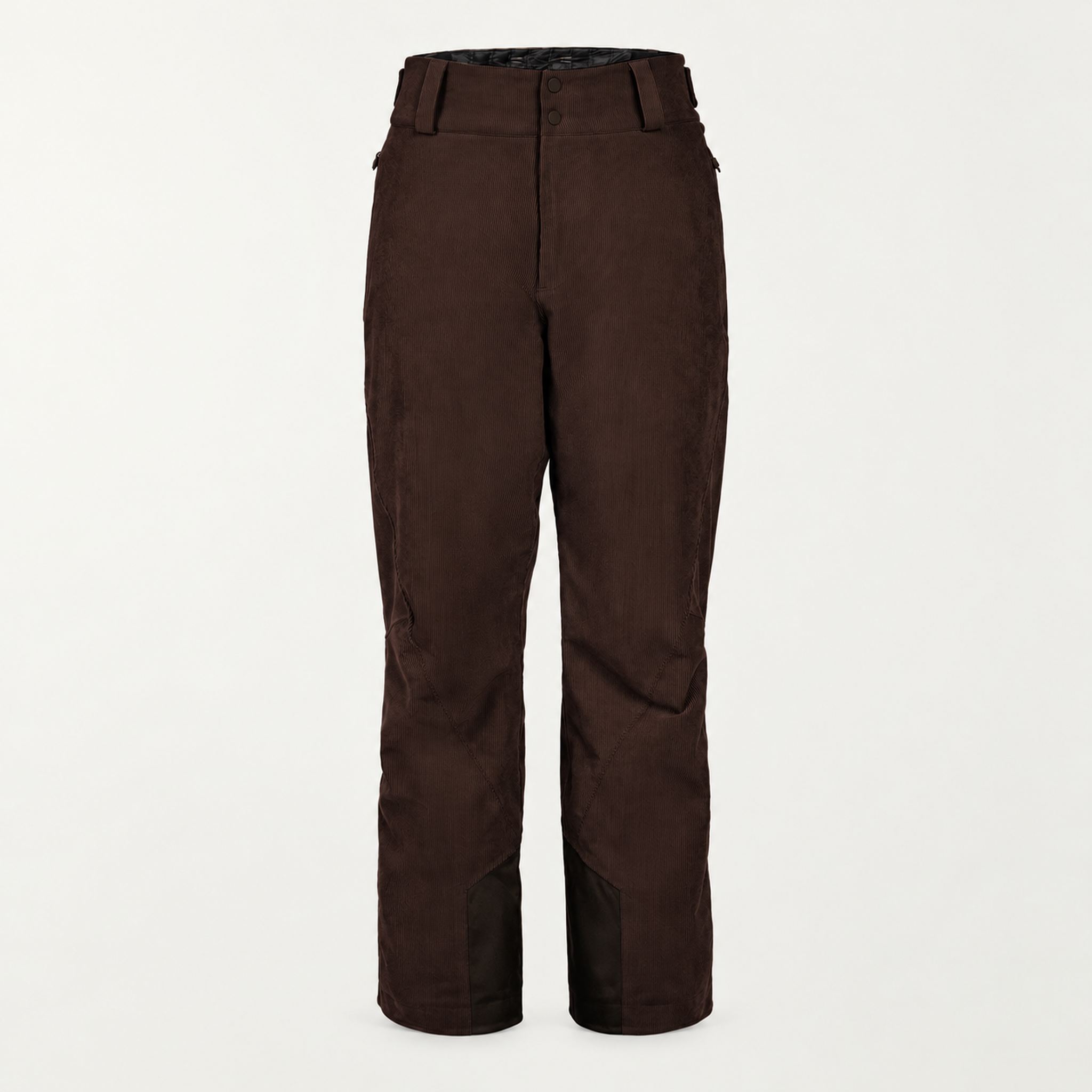 The Mountain Studio Carv Cord Ski Pant in Delicioso Brown — product front