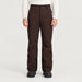 The Mountain Studio Carv Cord Ski Pant in Delicioso Brown — model front