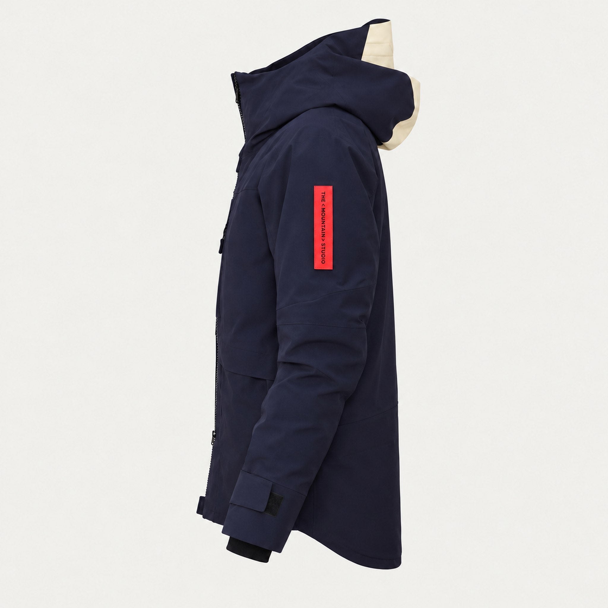 The Mountain Studio Insulated 3L Ski Jacket — sky captain castle wall — side
