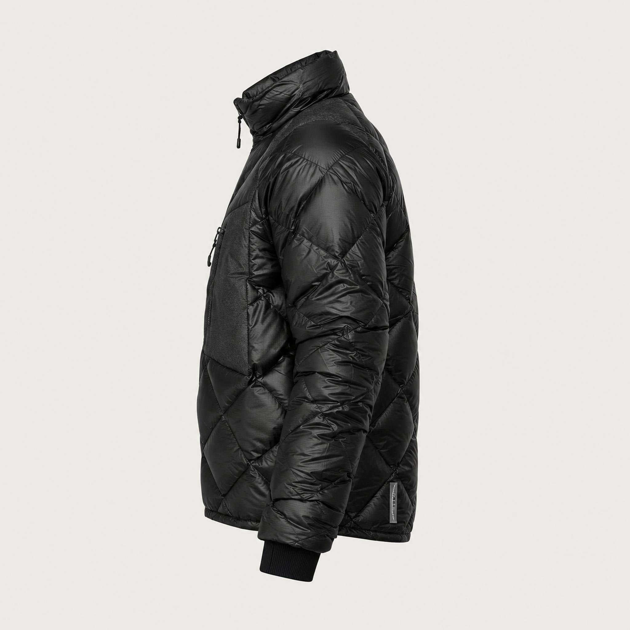 The Mountain Studio Pertex Pro Down Jacket — black — side