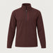 The Mountain Studio Tech Half Zip in Fudge — fudge — side