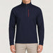 The Mountain Studio Tech Half Zip in Sky Captain, sky captain, model front