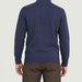 The Mountain Studio Tech Half Zip in Sky Captain — sky captain — model back
