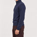 The Mountain Studio Tech Half Zip in Sky Captain — sky captain — model side