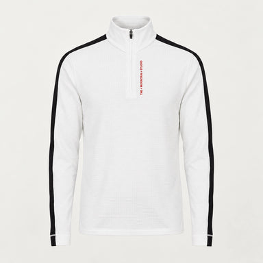The Mountain Studio Tech Half Zip in White — product front