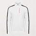 The Mountain Studio Tech Half Zip in White — product front