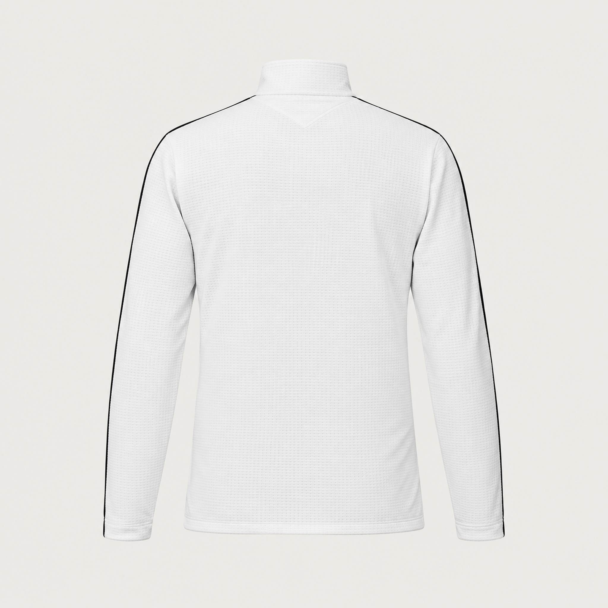The Mountain Studio Tech Half Zip in White — white — back