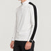 The Mountain Studio Tech Half Zip in White — white — model side