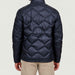 The Mountain Studio Ultralight Down Jacket — sky captain — model back