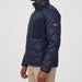 The Mountain Studio Ultralight Down Jacket — sky captain — model side