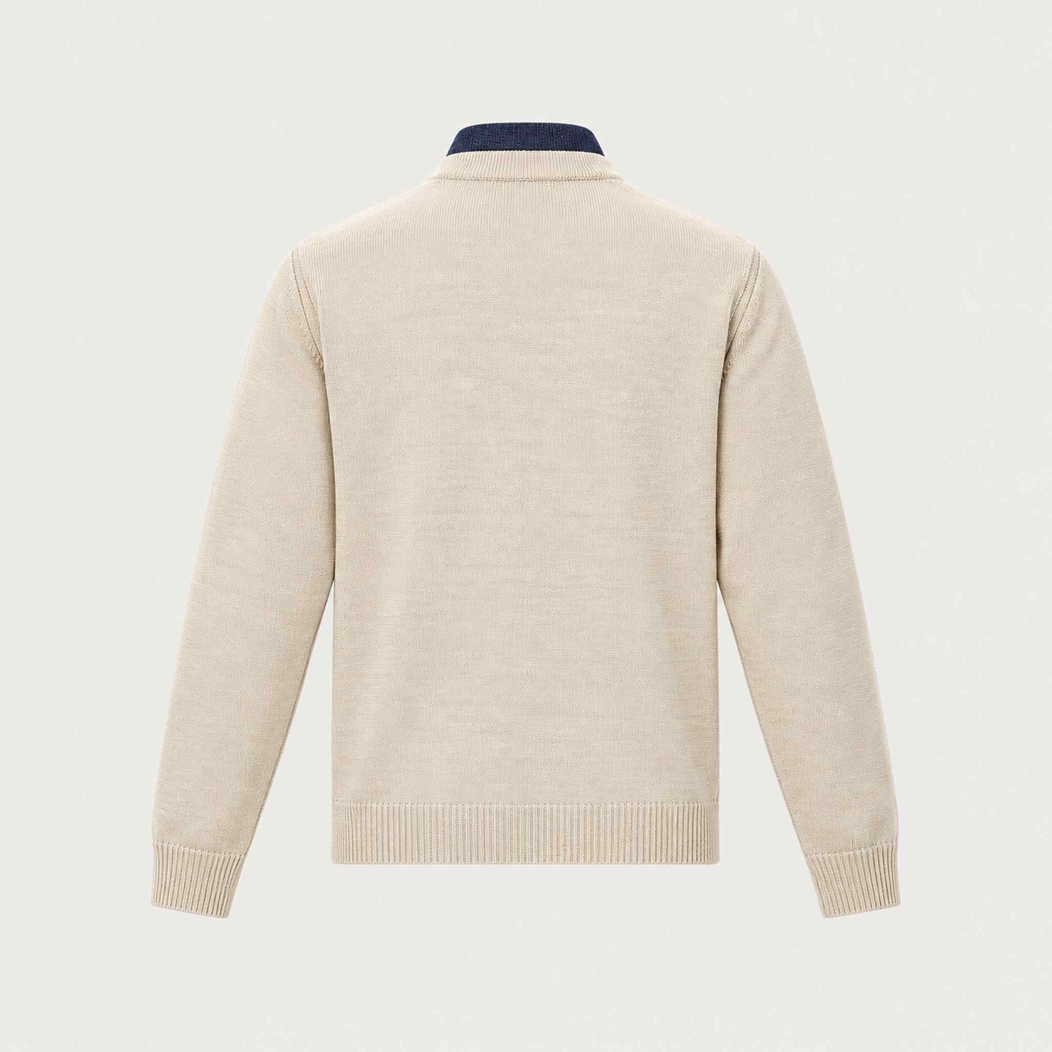 The Mountain Studio Zermatt Sweater in Castle Wall — castle wall — back