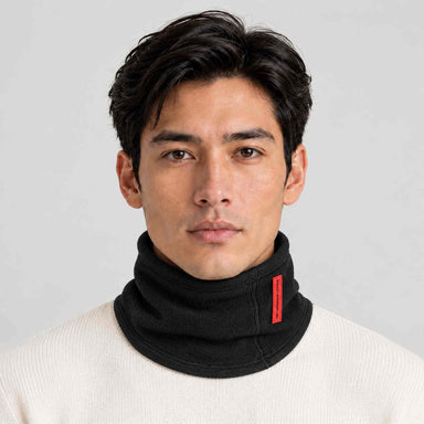 The Mountain Studio TMS Neck Gaiter in Black — black — mens front