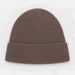The Mountain Studio Wool Rib Beanie in Brindle — brindle — back