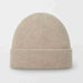 The Mountain Studio Wool Rib Beanie in Castle Wall — back