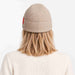 The Mountain Studio Wool Rib Beanie in Castle Wall — castle wall — womens back