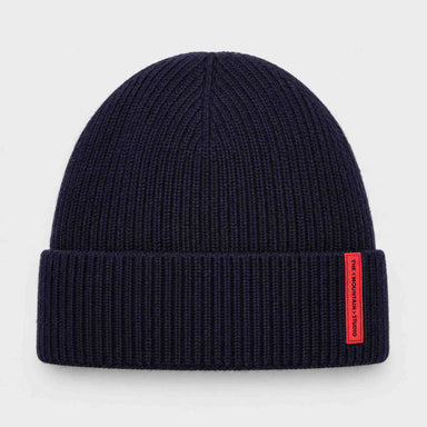 The Mountain Studio Wool Rib Beanie in Eclipse — eclipse — front