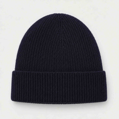 The Mountain Studio Wool Rib Beanie in Eclipse — eclipse — back