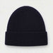 The Mountain Studio Wool Rib Beanie in Eclipse — eclipse — back