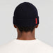 The Mountain Studio Wool Rib Beanie in Eclipse — eclipse — mens back