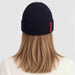The Mountain Studio Wool Rib Beanie in Eclipse — eclipse — womens back
