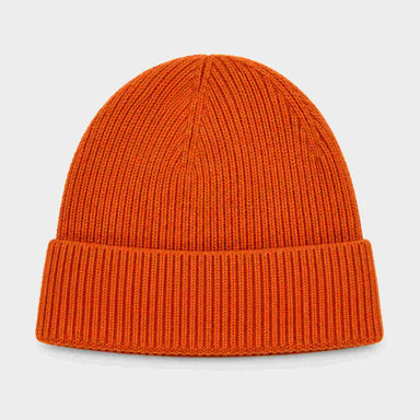 The Mountain Studio Wool Rib Beanie in Rooibos — rooibos — back